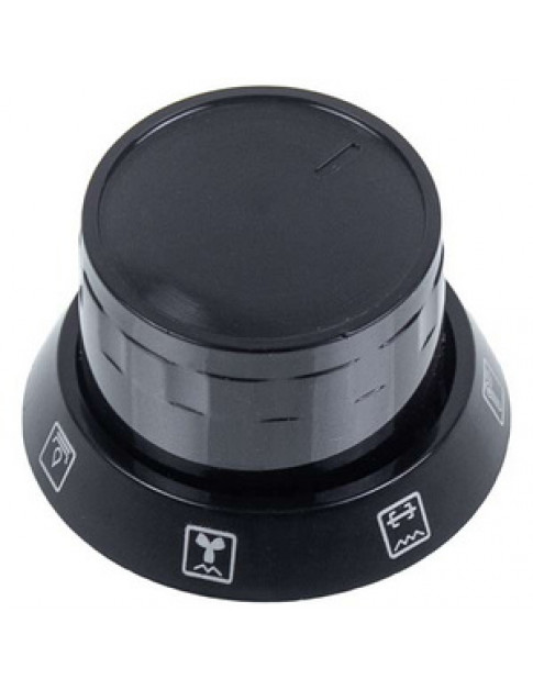 Ручка регулювання режимів духовки для плити Beko 250316610 чорний