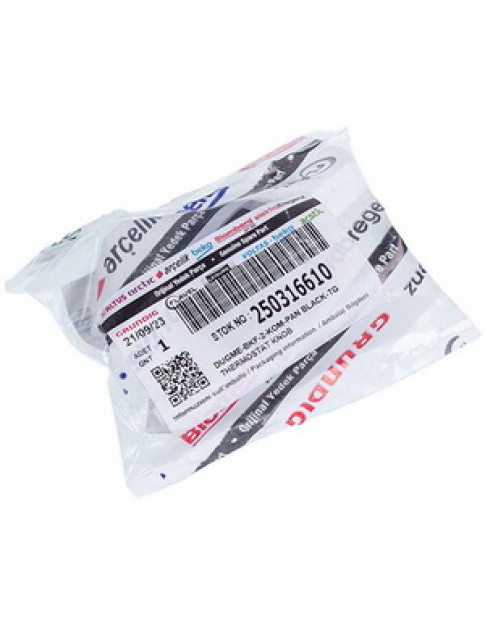 Ручка регулювання режимів духовки для плити Beko 250316610 чорний