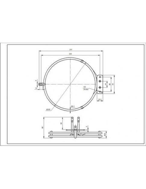 Тен конвекції (круглий) 1800W для духовки Beko 262900074