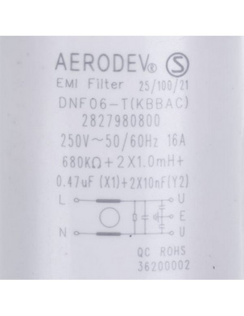 Мережевий фільтр DNF06-T для пральної машини Beko 2724300701