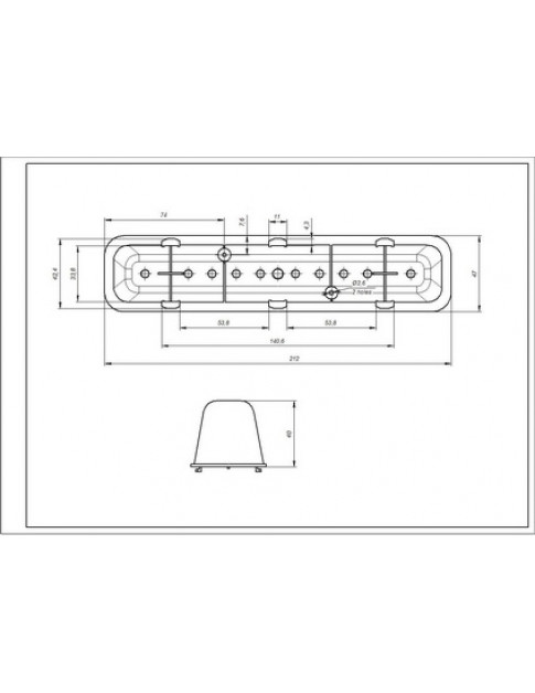 Активатор, ребро барабана для пральної машини Beko L=213mm 2827760100