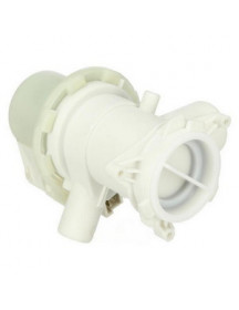 Помпа (насос) для пральної машини Beko 2840940200 (в зборі) 25 Вт (контакти спарені спереду, на 8 засувок)