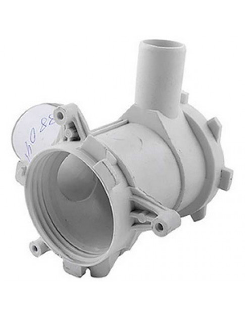 Помпа (насос) для пральної машини Beko 2840940400 (в зборі) 34 Вт B20-6 (контакти спарені спереду; на 8 засувки)