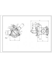 Помпа B15-6AZ для пральної машини Beko 2880401800 Помпа B15-6AZ для пральної машини Beko 2880401800