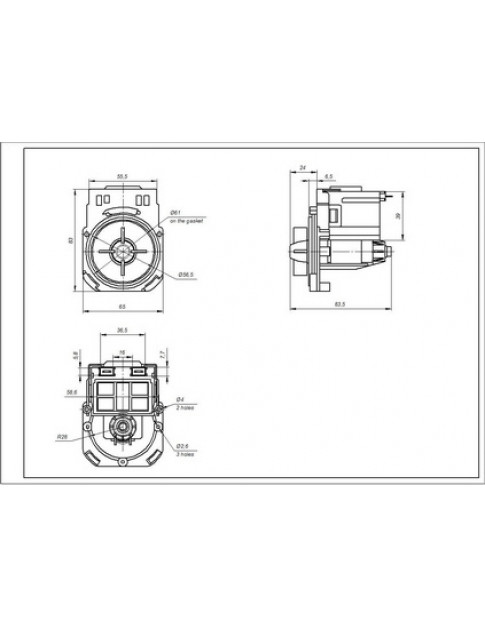 Помпа (насос) для стиральной машины 290903 Askoll 40W M325 RC0014 Помпа (насос) для стиральной машины 290903 Askoll 40W M325 RC0014