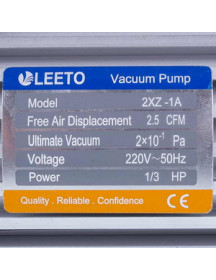 Вакумний насос LEETO 2XZ-1 A/C (2 ступ./70 літ/хв.)