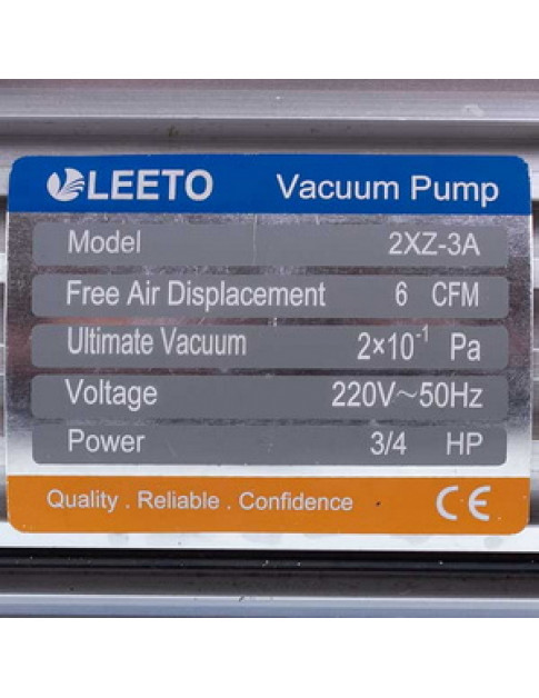 Вакуумний насос LEETO 2XZ-3A/C (2 ступ./170 л/хв.)
