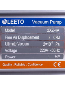 вакуумный насос LEETO 2XZ-4A (2 ступени 226 л/мин)