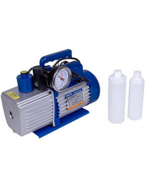 Вакуумный насос с манометром LEETO 2XZ-4А-SV (2 ступени 226 л/мин)