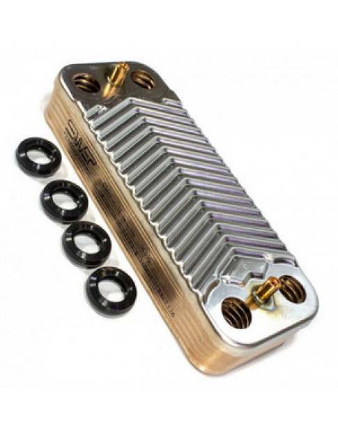 Теплообмінник пластинчастий ГВП Swep (12 пластин) для газового котла Immergas Eolo/Nike Mini, Eolo Major 3.021692