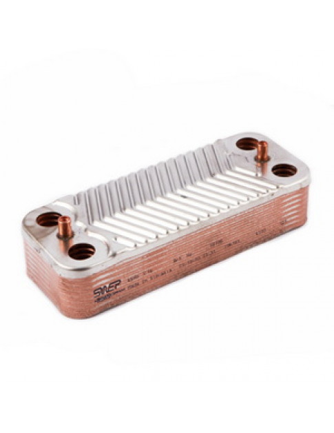 Теплообмінник пластинчастий ГВП Swep (16 пластин) для газового котла Immergas Eolo/Nike Mini, Major, Victrix 3.021693