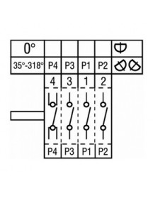 Перемикач режимів EGO 4941015500 300002 16A (7 позицій)