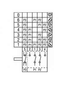 Перемикач режимів EGO 49.27215.520 для Bertos/Palux/Tecnoinox/Zanussi 300004 16A (7 позицій)