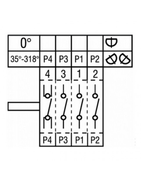 Перемикач режимів EGO 4341832030 4341832000 для гриля Zanussi/Baron/Mareno 300180 32A (2 позиції) Перемикач режимів EGO 4341832030 4341832000 для гриля Zanussi/Baron/Mareno 300180 32A (2 позиції)