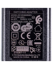 Адаптер 300000517601 ZD12D300050EU 240V 25.2V 0.5A CP0661/01 для акумуляторного пилососа Philips