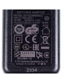Адаптер 300003472831 ZD12D290050EU 240V 29V 500mA для акумуляторного пилососа Philips