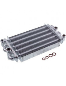 Теплообмінник бітермічний (87 ламелей) для газового котла Demrad Tayros BK/HK 124 3001020005