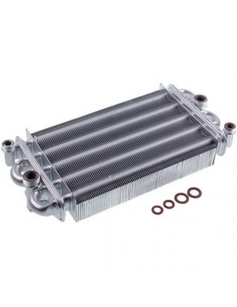 Теплообмінник бітермічний (87 ламелей) для газового котла Demrad Tayros BK/HK 124 3001020005