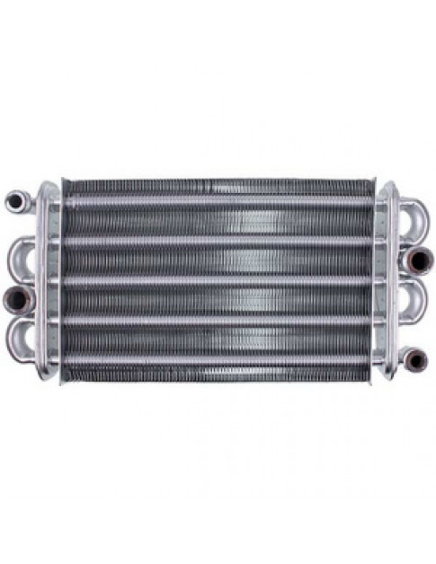 Теплообмінник бітермічний (87 ламелей) для газового котла Demrad Tayros BK/HK 124 3001020005