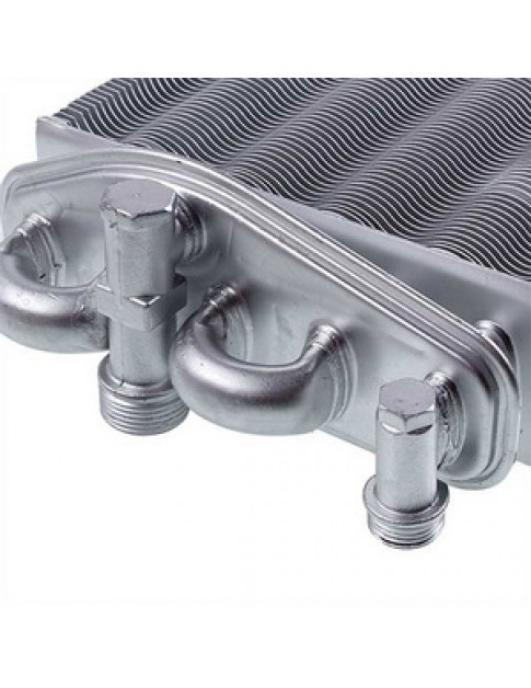 Теплообмінник бітермічний (87 ламелей) для газового котла Demrad Tayros BK/HK 124 3001020005