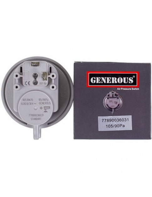 Реле тиску повітря  (пресостат) 105/90 Па для газового котла Demrad Aden, Atron, Kalisto 3003200136