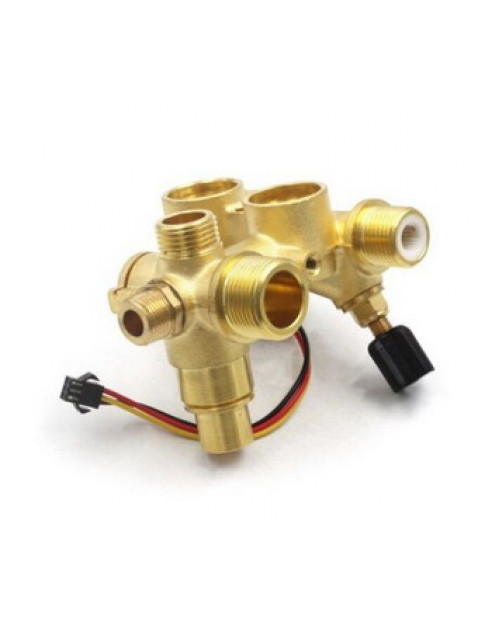 Гідравлічний вузол обратки (латунний) для газового котла Tiberis Cube 24 F 30630500300140