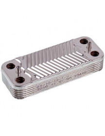 Теплообмінник пластинчастий ГВП (12 пластин) для газового котла Tiberis Cube 24 F30631400300401