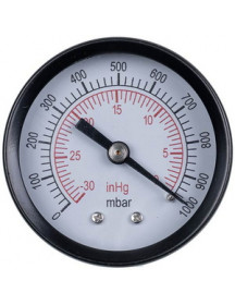 Манометр (вакуумметр) VALUE  310500106 (D корпусу= 50mm, підключення ззаду)