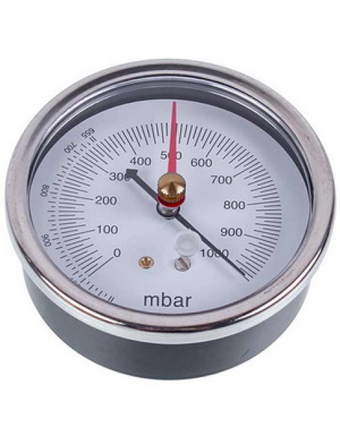 Манометр (вакуумметр) VALUE  310500301 (D корпусу= 75mm, 2 стрілки, підключення ззаду)