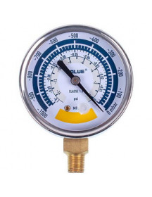 Манометр (вакуумметр) 310500601 VALUE (D корпусу= 63mm, підключення знизу)