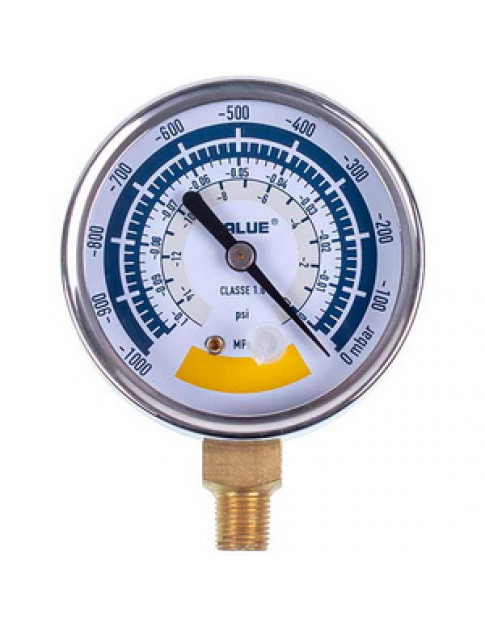 Манометр (вакуумметр) 310500601 VALUE (D корпусу= 63mm, підключення знизу)
