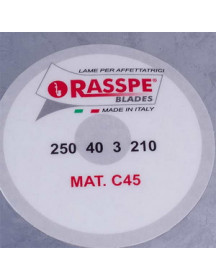 Ніж для слайсера Rasspe 3250.00 D=250mm (250x210x40x3mm)