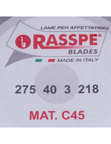 Ніж для слайсера Rasspe 3275.00 D D=275mm (275x218x40x3mm)