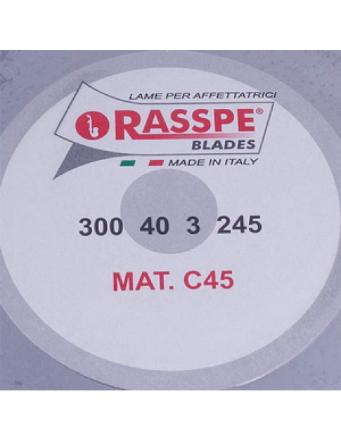 Ніж для слайсера Rasspe 3300.09 E9 D=300mm (300x245x40x3mm)