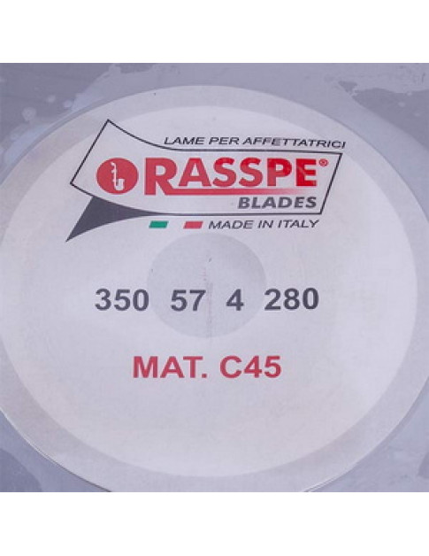 Ніж для слайсера Rasspe 3350.01 D=350mm (350x280x57x4mm)