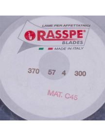 Ніж для слайсера Rasspe 3370.07 D=370mm (370x300x57x4mm)