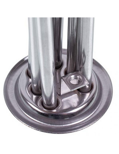 Тен для бойлера 34013090000 EAZIL 2000W L=305mm (нержавіюча сталь), фланець 64mm, 2 трубки під датчик, анод M6