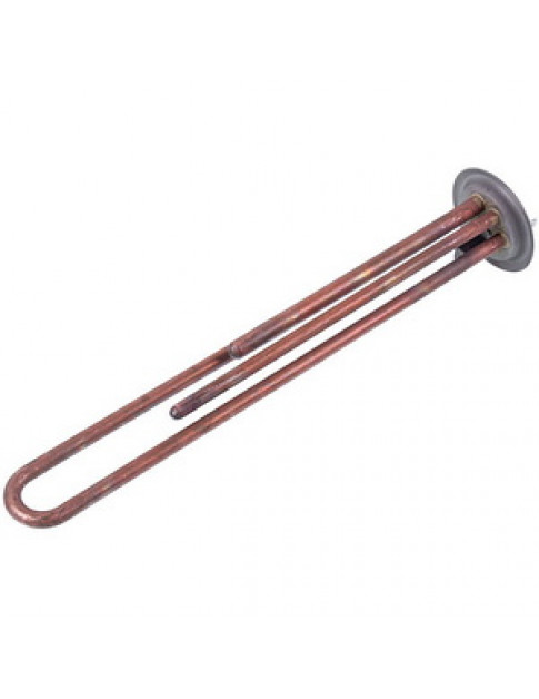 Тен для бойлера 34013320000 Kawai 1300W (медь) L=310mm фланец 64mm, 2 трубки (под анод M4) Тен для бойлера 34013320000 Kawai 1300W (медь) L=310mm фланец 64mm, 2 трубки (под анод M4)