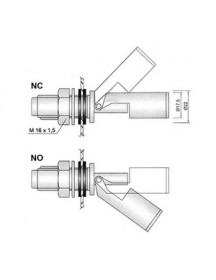 Вимикач поплавковий RSF74Y100RN Crydom для посудомийної машини 345484