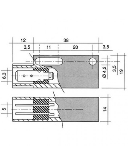 Магнітний вимикач для посудомийної машини 345821 1A 250V 50W E710 1B