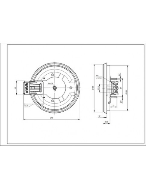 Конфорка 346971000002 для електроплити Nord D=180mm 1500W Конфорка 346971000002 для електроплити Nord D=180mm 1500W