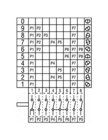 Перемикач потужності EGO 42.00001.001 для конвекційної печі Garbin 23MX,/43MX 347770 18A (10 позицій)