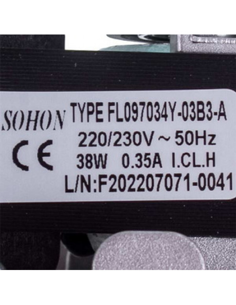 Вентилятор Sohon 35 Вт для газового котла Hermann Micra 2, Habitat 2, Supermicra, Eura, Thesi 35000999