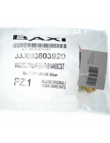 Запобіжний клапан 6 бар для бойлера газового підлогового котла Baxi SLIM 2.230 3603920