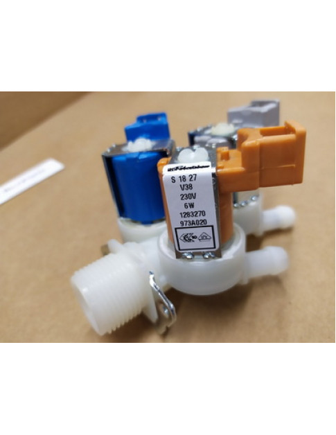 Клапан електромагнітний подачі води для пароконвектомата INVENSYS 370266 3WAY/180/11,5mm 230V AC