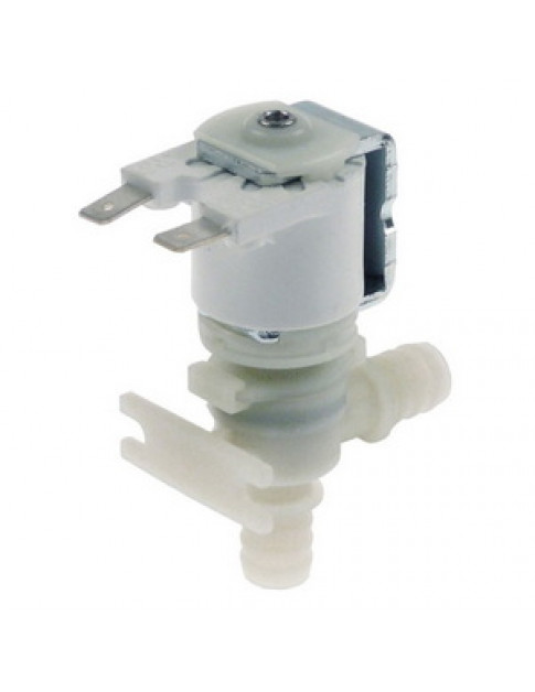 Соленоїдний зливний клапан для льодогенератора Electrolux, Icematic, Scotsman, Simag 370453 підключення 11,5мм/11,5мм