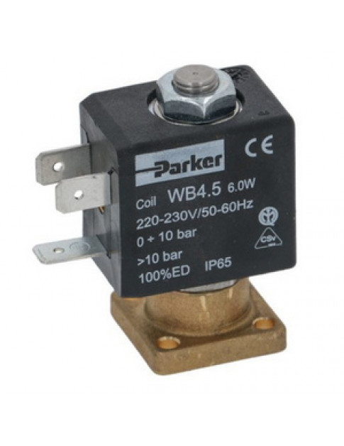 Клапан електромагнітний для кавомашини Sanremo 370576 2-х ходовий VE-175BV (котушка WB4.5) 230V AC