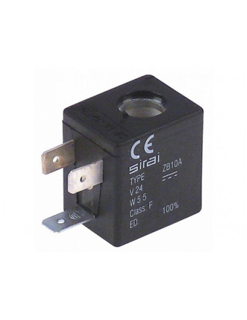 Котушка електромагнітного клапана Sirai 371099 ZB10A 24V DC 5,5VA Котушка електромагнітного клапана Sirai 371099 ZB10A 24V DC 5,5VA