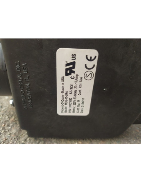 Зливний кульовий клапан для пральної машини Girbau/Grandimpianti/IPSO 371336 DI=75mm DE=75mm