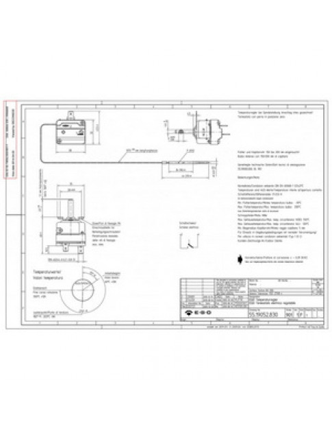 Термостат EGO 55.19052.830 375327 58-297°C